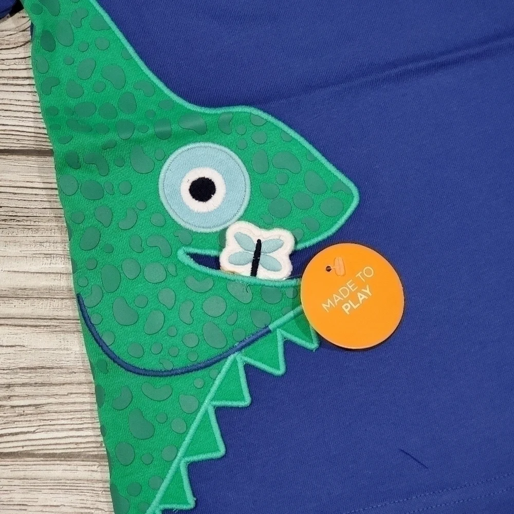 Lizard T-Shirt, Toucan Tank Top, and Plaid Shorts Outfit Gymboree NWT